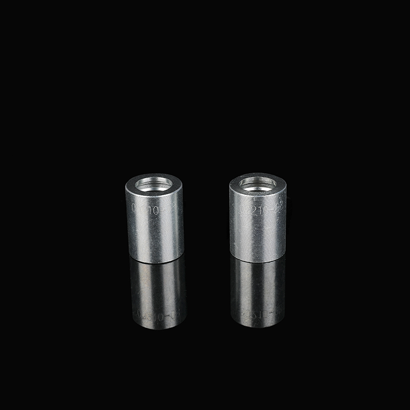 ท่อไฮโดรลิกสังกะสีสีขาวเป็นมิตรกับสิ่งแวดล้อมชุบสังกะสี Ferrule 00210-08
